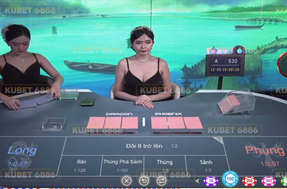 Trò chơi với dealer xinh đẹp tại nhà cái Kubet